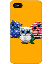 Load image into Gallery viewer, Lovely Phone Case Three Owl With US Flag Gift For Owl Lovers Phone case
