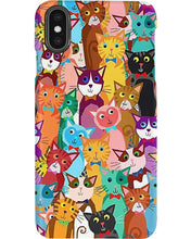 Load image into Gallery viewer, Colorful Cartoon Cat Face Gift For Cat Lovers Phone case
