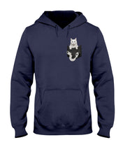 Load image into Gallery viewer, Cat In Your Front Pocket Great Gift For Cat Lovers Hoodie
