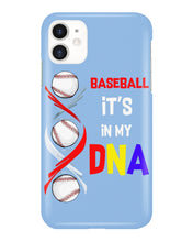 Load image into Gallery viewer, Baseball Be My DNA Gift For Sport Lovers Phone case

