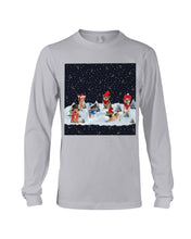 Load image into Gallery viewer, Night Christmas Chihuahua Cool Weather Gift For Dog Lovers Unisex Long Sleeve
