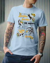 Load image into Gallery viewer, My Only Sunshine Make Me Happy Special Custom Design Guys Tee
