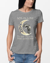 Load image into Gallery viewer, I Love You To The Moon And Back Gift For Son-In-Law Ladies Tee

