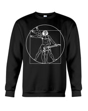 Load image into Gallery viewer, Guitar Vitruvian Design Gift For Guitar Lovers Sweatshirt
