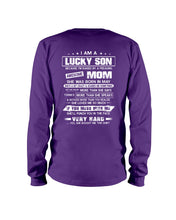 Load image into Gallery viewer, Gift For Lucky Son May Mom Loves Me So Much Unisex Long Sleeve
