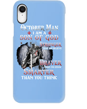 Load image into Gallery viewer, October Man Son Of God Birthday Meaningful Gift For Men Phone case
