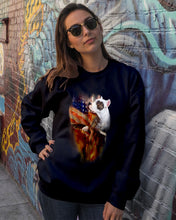 Load image into Gallery viewer, Dogo Argentino American Wings Gift For Dog Lovers Sweatshirt
