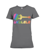 Load image into Gallery viewer, Ukulele Colorful Design Gift For Ukulele Players Ladies Tee
