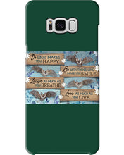 Load image into Gallery viewer, Do What Makes You Happy With Bats Gift For Girls Phone case
