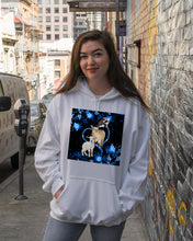 Load image into Gallery viewer, Lovely Phone Case Twinkling Blue Heart Gift For Goat Lovers Hoodie
