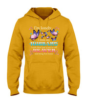 Load image into Gallery viewer, I'm Lonely I Miss My Husband Butterfly Gift For Lover Hoodie
