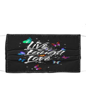 Load image into Gallery viewer, Butterfly Live Laugh Love Gift For Lover Cloth Face Mask
