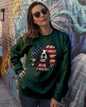 Load image into Gallery viewer, English Cocker Spaniel US Sunflower Gift For Dog Lovers Sweatshirt
