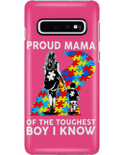 Load image into Gallery viewer, Proud Mama Of The Touchest Boy I Know Autism's Day Gift Phone case
