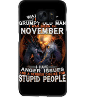 Load image into Gallery viewer, Walk Away I Am A Grumpy Old Man Who Was Born In November Birthday Gift Phone case
