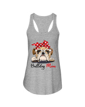 Load image into Gallery viewer, Black Phone Case Bulldog Mom Gift For Bulldog Lovers Ladies Flowy Tank
