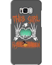 Load image into Gallery viewer, This Girl Loves Halloween Gift For Girls Phone case

