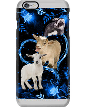 Load image into Gallery viewer, Lovely Phone Case Twinkling Blue Heart Gift For Goat Lovers Phone case
