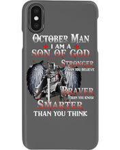 Load image into Gallery viewer, October Man Son Of God Birthday Meaningful Gift For Men Phone case
