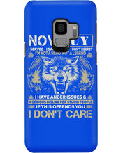 Load image into Gallery viewer, November Guy I Am Not A Hero Not A Legend I Have Anger Issues Birthday Gift Phone case
