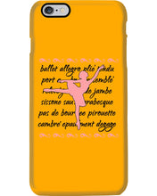 Load image into Gallery viewer, Ballet Words Pink Pattern Gift For Ballet Dancer Phone case
