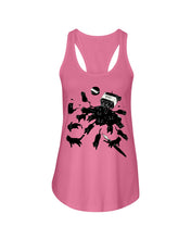 Load image into Gallery viewer, Cats Ink Funny Design Gift For Cats Lovers Ladies Flowy Tank
