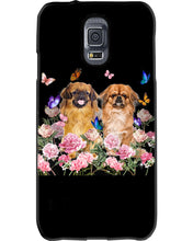 Load image into Gallery viewer, Pekingese With Peonies Gift For Dog Lovers Phone case
