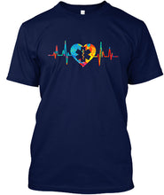 Load image into Gallery viewer, Veterinary Symbol My Heartbeat Meaningful Gift For Women Guys Tee
