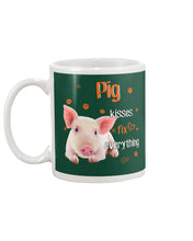 Load image into Gallery viewer, Pig Kisses Fix Everything Gift For Pig Lovers Mug
