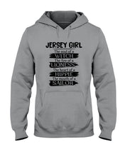 Load image into Gallery viewer, Jersey Girl The Heart Of A Hippie Hoodie
