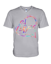 Load image into Gallery viewer, Hope For A Cure Multiple Sclerosis Awareness Guys V-Neck
