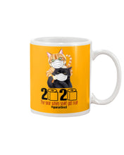 Load image into Gallery viewer, 2020 The Year When Shit Got Real Trending For Cat Lovers Mug
