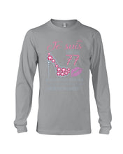 Load image into Gallery viewer, Je Suis Nee En 77 Je Ne Suis Peut-Être Pas Birthday Gift For Grandma Unisex Long Sleeve
