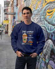 Load image into Gallery viewer, The Quarantine Time With Yarn And Coffee Gift For Women Sweatshirt
