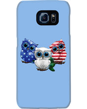 Load image into Gallery viewer, Lovely Phone Case Three Owl With US Flag Gift For Owl Lovers Phone case
