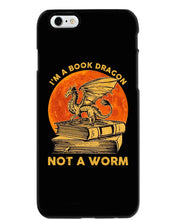 Load image into Gallery viewer, I'm A Book Dragon Not A Worm Gift For Dragon Lovers Phone case
