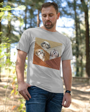 Load image into Gallery viewer, Three Cute Shih Tzu In Bag Gift For Dog Lovers Guys Tee
