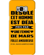 Load image into Gallery viewer, Désolé Cet Homme Est Déjà Pris Par Une Femme De Mars Birthday Gift Phone case
