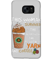 Load image into Gallery viewer, The Quarantine Time With Yarn And Coffee Gift For Women Phone case
