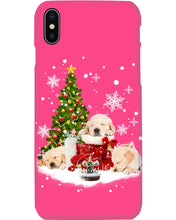 Load image into Gallery viewer, Funny Golden Retrievers Sleep In Red Boots Gift For Dog Lovers Phone case
