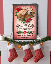 Load image into Gallery viewer, Golden Retriever You And Me Gift For Dog Lovers Vertical Poster
