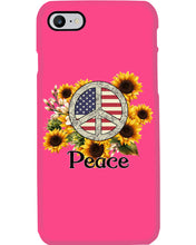 Load image into Gallery viewer, Peace Sign Sunflower Birthday Gift For Girls Phone case
