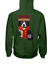 Load image into Gallery viewer, Santa Border Collie In Stock Gift For Dog Lovers Hoodie
