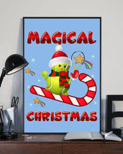 Load image into Gallery viewer, Tennis Players Magical Christmas Snowman Gift For Women Vertical Poster

