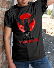 Load image into Gallery viewer, I Hate People Trending Gift For Cat Lovers Guys Tee
