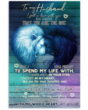 Load image into Gallery viewer, Gift For    Husband You Are The Love Of My Life Custom Design Vertical Poster
