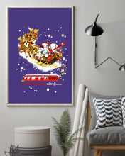 Load image into Gallery viewer, Baseball Xmas Sleigh Loading Gift For Baseball Lovers Vertical Poster
