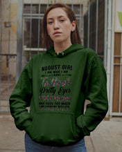Load image into Gallery viewer, August Girl Has Tattoos Pretty Eyes Thick Thighs For Birthday Gift Hoodie
