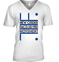 Load image into Gallery viewer, New Order Facd 501981 Movement Simple Unique Custom Design Guys V-Neck
