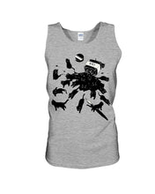 Load image into Gallery viewer, Cats Ink Funny Design Gift For Cats Lovers Unisex Tank Top
